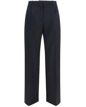 Our Legacy Black Wool Oves Aries Flared Trousers - Blue