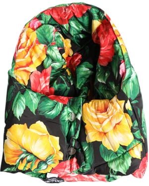 Dolce & Gabbana Multicolor Floral Print Whole Head Wrap Hat - Green