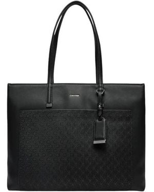 Calvin Klein Black Polyethylene Handbag