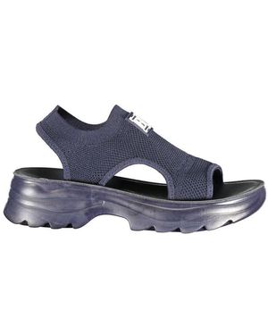 Laura Biagiotti Blue Polyester Sandal