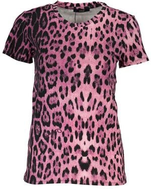 Roberto Cavalli Pink Cotton T - Purple