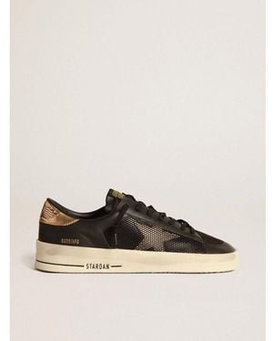 Golden Goose Black Leather Trainer