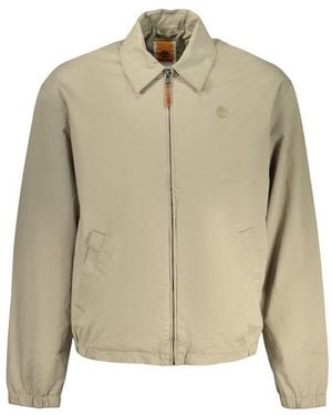 Timberland Verde Cotton Mens Jacket - Green