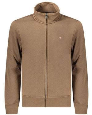 Napapijri Brown Cotton Men's Sweatshirt