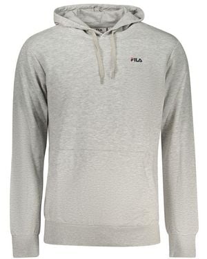 Fila Grigio Cotton Mens Sweatshirt - Grey