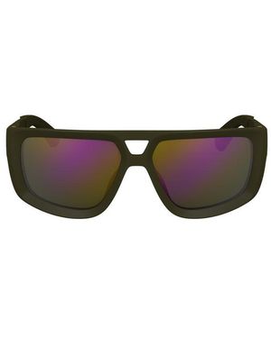 Calvin Klein Sunglasses Mirrored Lenses - Brown