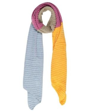 Pieces Bicolour Recycled Polyester Scarf - Pink