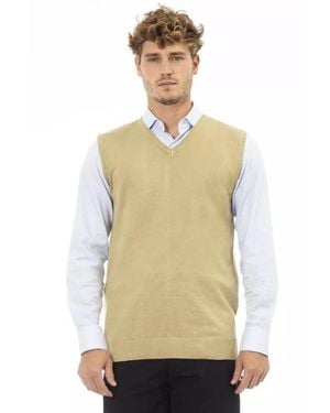 Alpha Studio Viscose Vest - Natural