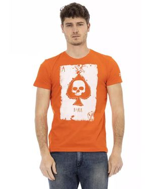 TRUSSARDI ACTION Orange Cotton Men T