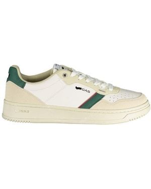 Gas White Polyurethane Men's Sneaker - Metallic