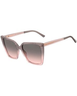 Jimmy Choo Pink Acetate Sunglasses - Multicolour