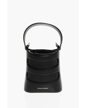 McQueen Black Calfskin Shoulder Bag