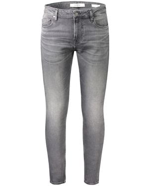 Guess Gray Cotton Jeans & Pant