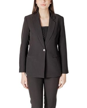 Ichi Black Polyester Blazer