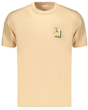 Refrigiwear Beige Cotton Men's T Shirt - Natural
