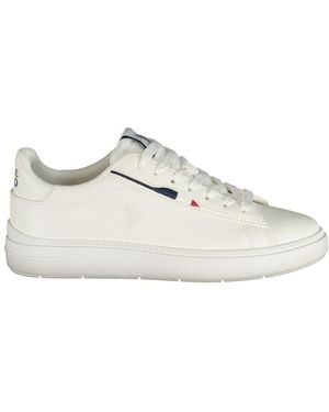 U.S. POLO ASSN. White Polyester 's Sneaker