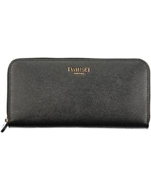 Twinset Nero Poliuretano Wallet - Black