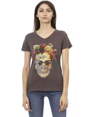 TRUSSARDI ACTION Cotton T-Shirt - Grey