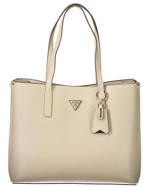 Guess Beige Polyurethane 's Bag - Natural