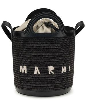 Marni Tropicalia Bucket Bag - Black