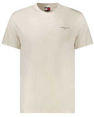Tommy Hilfiger Essential Logo Tshirt - Natural
