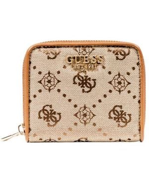 Guess Polyester Wallet - Natural