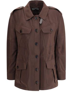 Tom Ford Wool Jacket - Brown
