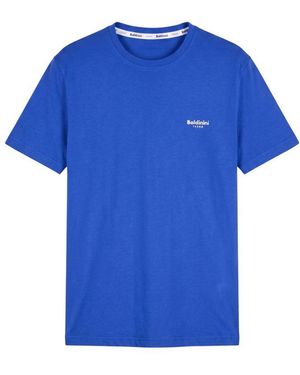 Baldinini Blue Cotton Men T
