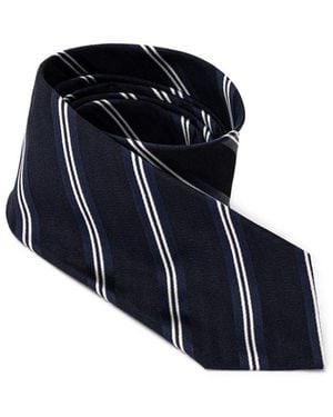 Jil Sander Grey Silk Ties & Bowty - Blue
