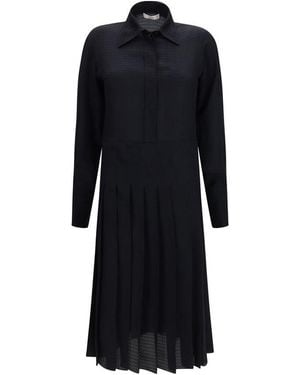Fendi Black Silk Casual Dress
