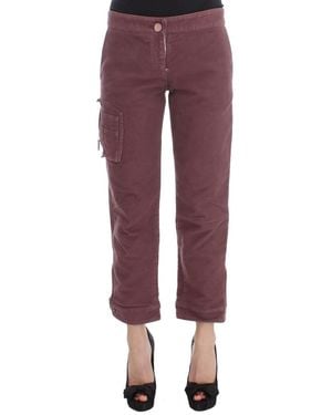 Ermanno Scervino Straight Trousers - Purple