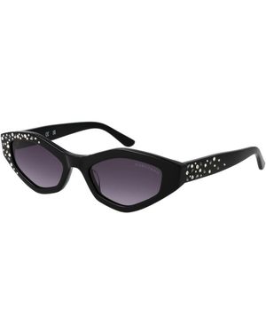 MARCIANO BY GUESS Black Acetate Sunglasses