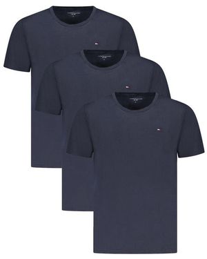 Tommy Hilfiger 3 Pack Lounge Essentials T-shirt - Blue