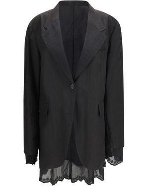 Our Legacy Linen Blazer - Black