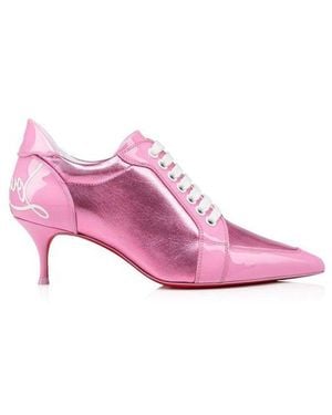 Christian Louboutin Leather Court Shoes - Pink