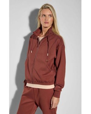 Champion Burgundy Polyester Sweatshirt - Red