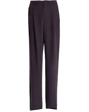 Saint Laurent Straight Trousers - Purple