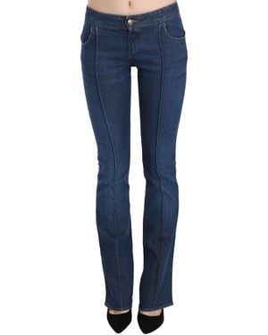 Just Cavalli Low Waist Boot Cut Denim Trousers Jeans - Blue
