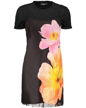 Desigual Black Cotton Dress
