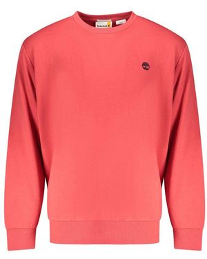 Timberland "red Cotton Men Sweatshirt"