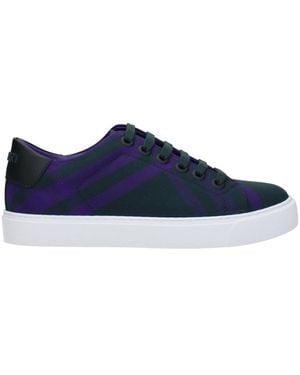 Burberry Green Fabric Sneakers - Blue