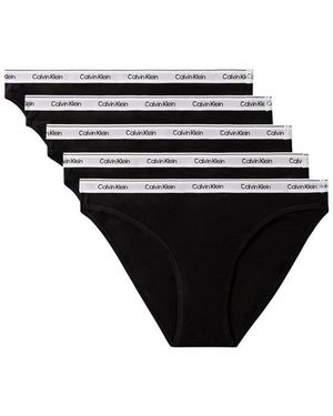 Calvin Klein Black Cotton Pantie