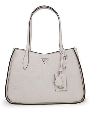 Guess Pink Polyethylene Handbag - Grey