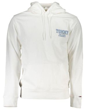 Tommy Hilfiger White Cotton Jumper