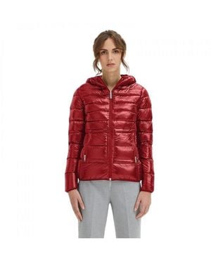 Centogrammi Multicolour Nylon Coat - Red