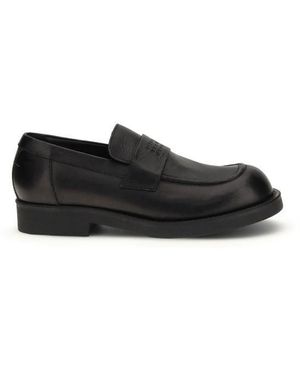 Maison Margiela Black Calf Leather Bos Taurus Boots for Men  display picture 2