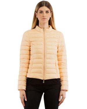 Patrizia Pepe Pink Nylon Parka - Natural