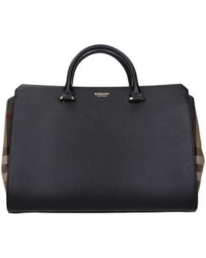 Burberry Black Leather Handbag