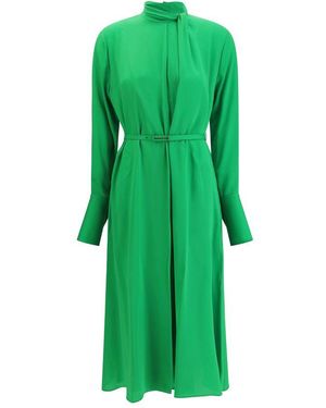 Tom Ford Silk Midi Dress - Green