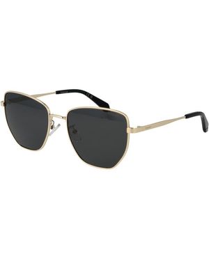 Polaroid Gold Metal Sunglasses - Black